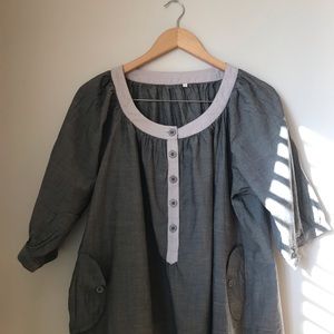 🍄 2/12$ Cute cotton blouse - Peasant style